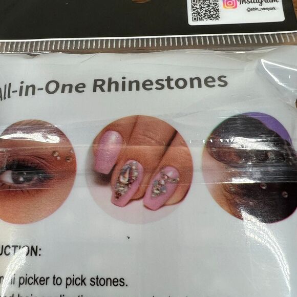 All-In-One Rhinestone EBIN New York Coachella Festivals Party clubs Pearls - Picture 9 of 10